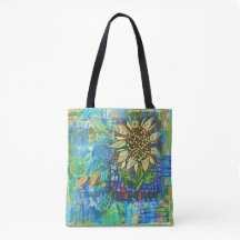 Sunflower Collage Fourre-tout