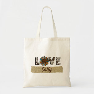 Tote Bag Sunflower Western Loho Boho été