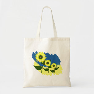 Tote Bag Sunflowers Ukrainian. Ukraine Flag. Free Ukraine