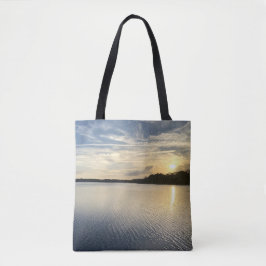 Tote Bag Sunset Over Wildcat Lake