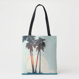 Tote Bag Sunset Palms Fourre-tout