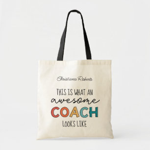 Tote Bag Super entraîneur   Meilleur Entraîneur Jour Cadeau