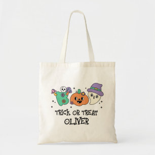 Tote Bag Super Halloween Boo Cute Trace ou Treat Custom
