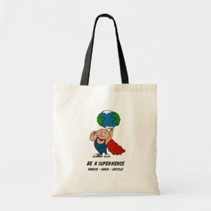 Tote Bag Super héros de jour de la terre