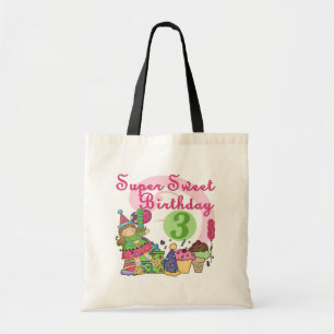 Tote Bag Super Sweet 3ème Anniversaire Tshirts et cadeaux