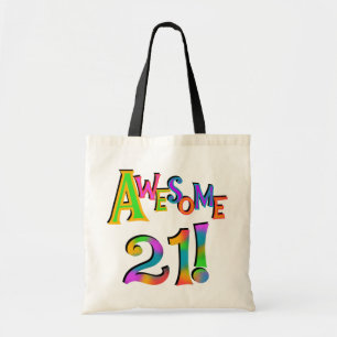 Tote Bag Superbe 21 T-shirts et cadeaux d'anniversaire
