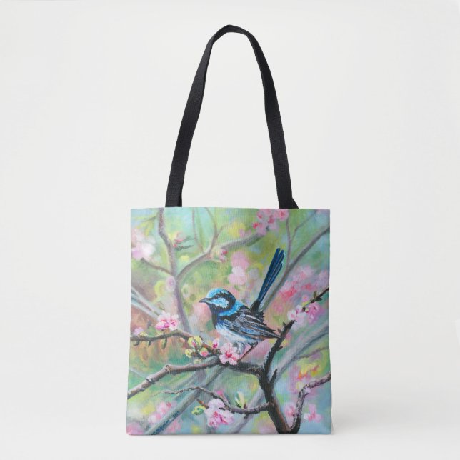 Tote Bag Superbe Fairy Wren - (Devant)
