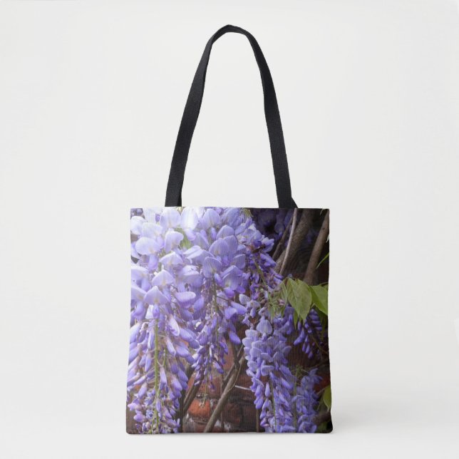 Tote Bag Superbe Wisteria pourpre (Devant)
