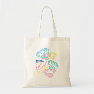 Tote Bag Supergirl et logo en couleurs
