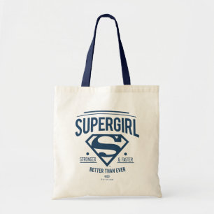 Tote Bag Supergirl mieux que jamais Retro Graphic