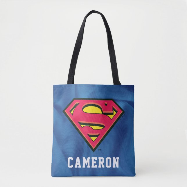 Tote Bag Superman S-Shield personnalisé | Logo classique (Devant)