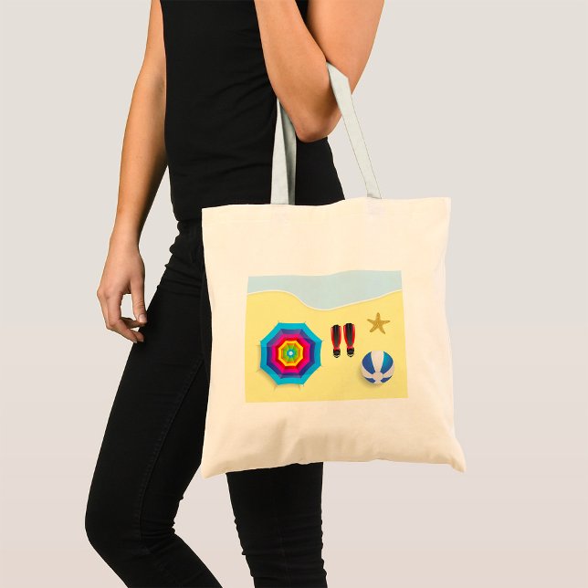 Tote Bag Sur La Plage (Créateur téléchargé)