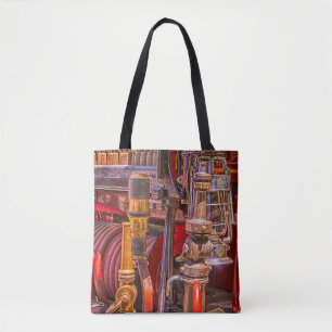 Tote Bag Sur L'Ancien Camion À Feu