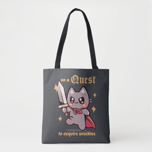 Tote Bag Sur une quête pour acquérir des snackers (Devant)