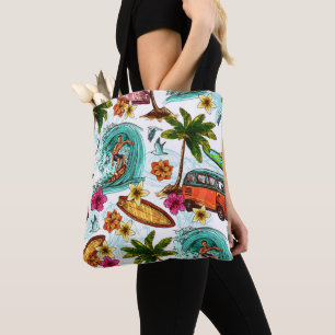 Tote Bag Surf cool motif