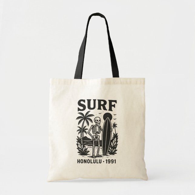 Tote Bag Surf Honolulu (Devant)