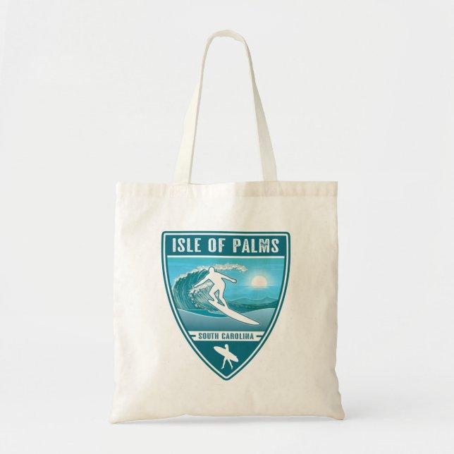 Tote Bag Surf Isle de Palms Caroline du Sud (Devant)