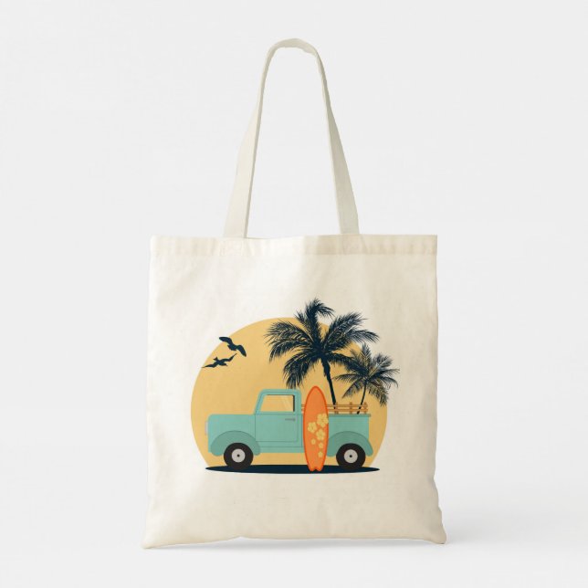 Tote Bag Surf Retro (Dos)