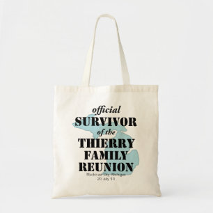 Tote Bag Survivant officiel de la Réunion familiale - Michi