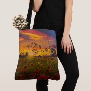 Tote Bag Susans aux yeux noirs, original par Gary Poling