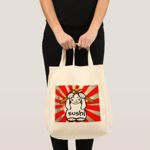 Tote Bag Sushi Maneki Neko Fourre-tout