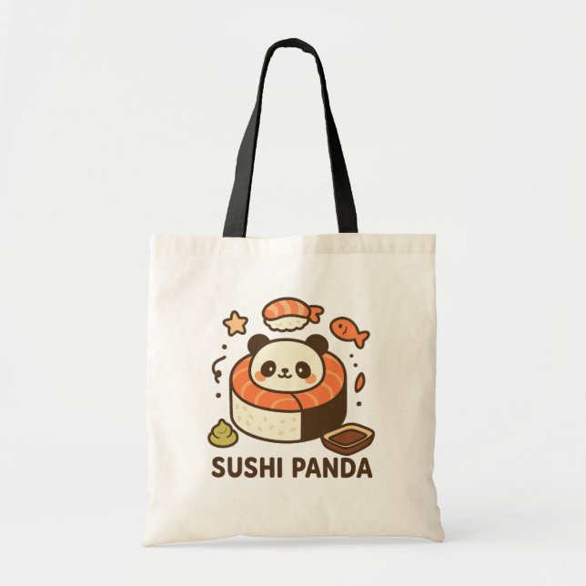 Tote Bag Sushi Panda (Devant)
