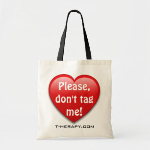 Tote Bag Svp, ne m'étiquetez pas !
