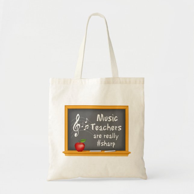 Tote Bag Swag pour professeur de musique (Devant)