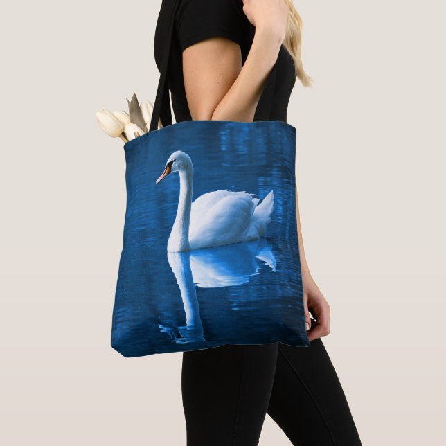 Tote Bag Swan sur le lac (De près)