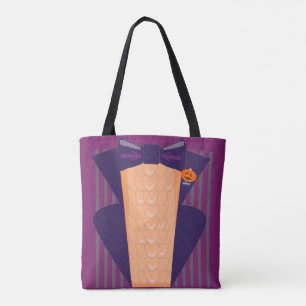 Tote Bag Swanky Éffrayant Funny Halloween Tuxedo Design