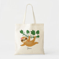Sweet Little Girly Sloth Nom personnalisé