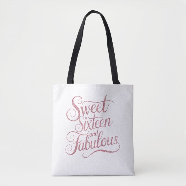 Tote Bag Sweet sixteen (Devant)