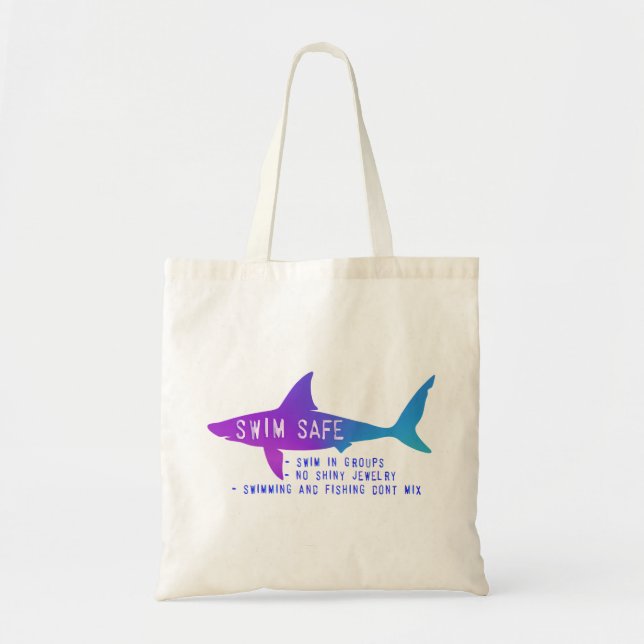 Tote Bag Swim Safe Beach Fourre-tout (Devant)