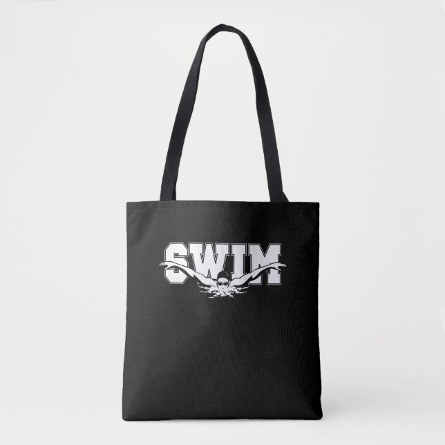 Tote Bag Swim Swimmers Compétitivité Natation Athlétisme Ca (Devant)
