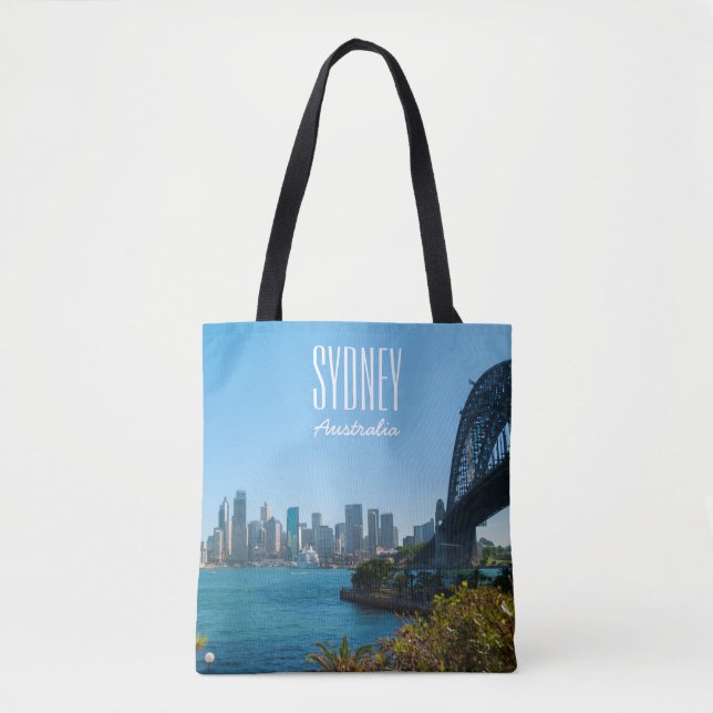 Tote Bag Sydney Harbour Bridge & Opera House Skyline (Devant)