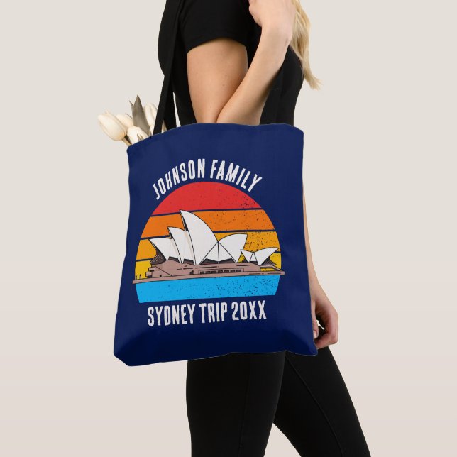 Tote Bag Sydney Opera House Australie Vacances Blue (De près)