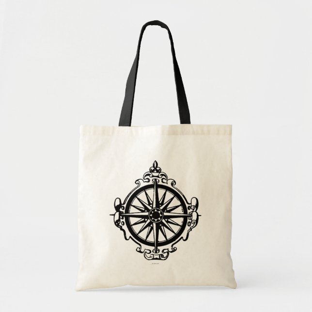 Tote Bag Symbole : Boussole (Devant)