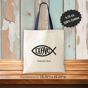 Tote Bag Symbole chrétien Ichthys