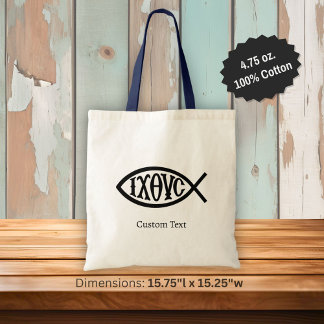 Tote Bag Symbole chrétien Ichthys