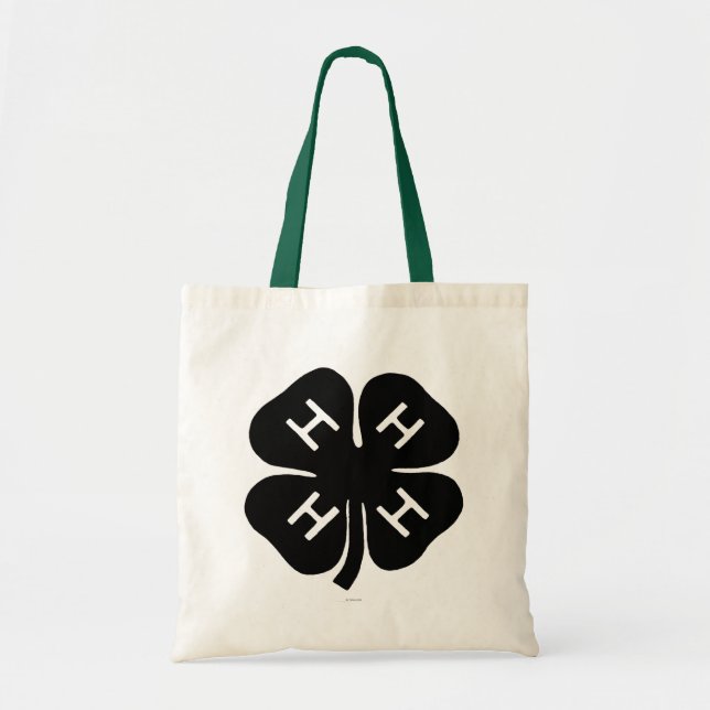 Tote Bag Symbole : club 4-H (Devant)