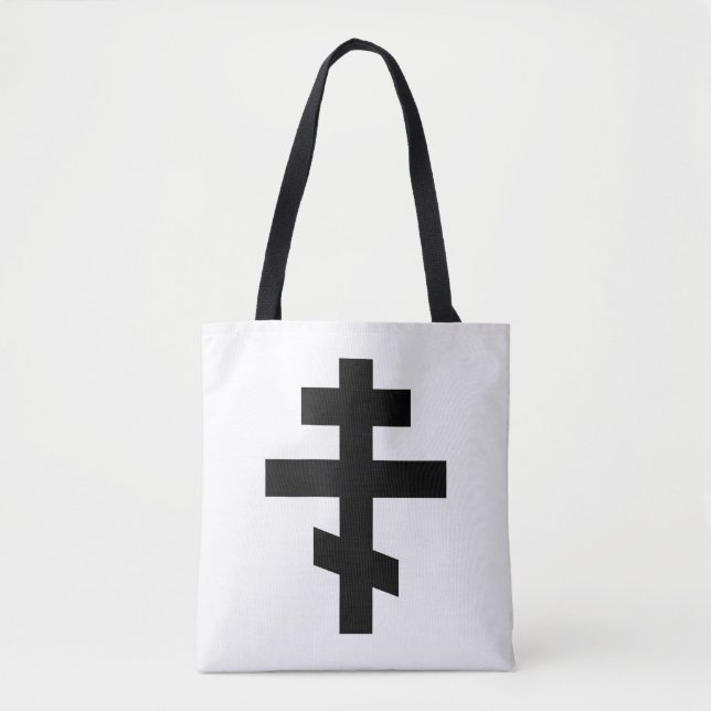 Tote Bag symbole croisé russe d'un dieu de religion (Devant)