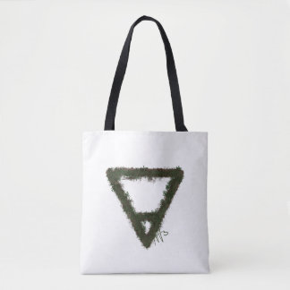 Tote Bag Symbole d'alchimie de l'élément rocheux de la Terr