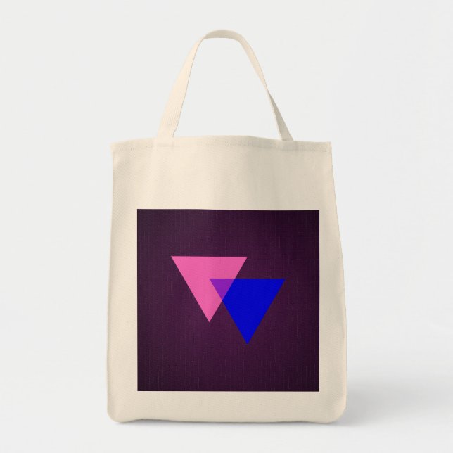 Tote Bag Symbole de bisexualité (Devant)