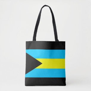 Tote Bag Symbole de drapeau de pays des Bahamas longtemps