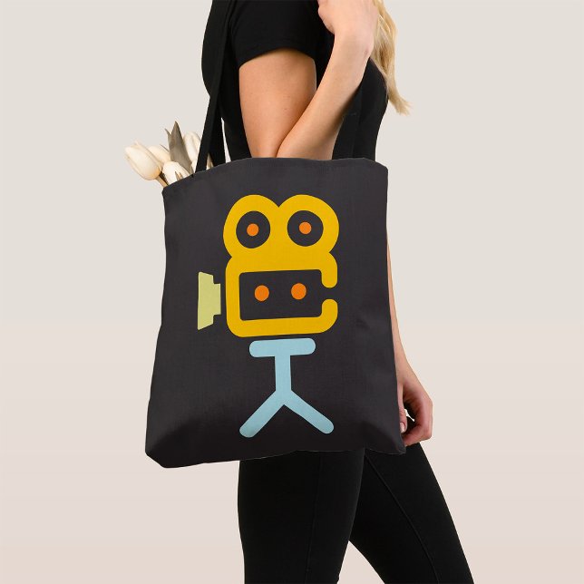 Tote Bag Symbole de la caméra vidéo (Créateur téléchargé)