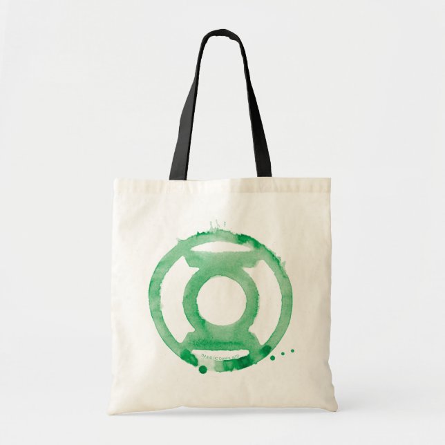 Tote Bag Symbole de la lanterne de café - Vert (Devant)