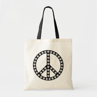 Tote Bag Symbole de paix de la marguerite