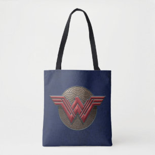 Tote Bag Symbole de Wonder Woman sur les cercles concentrés