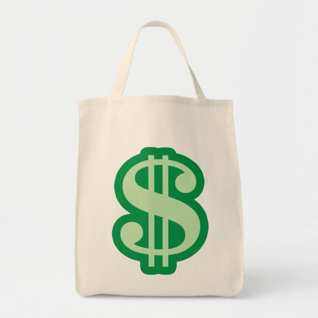 Tote Bag Symbole dollar (Devant)