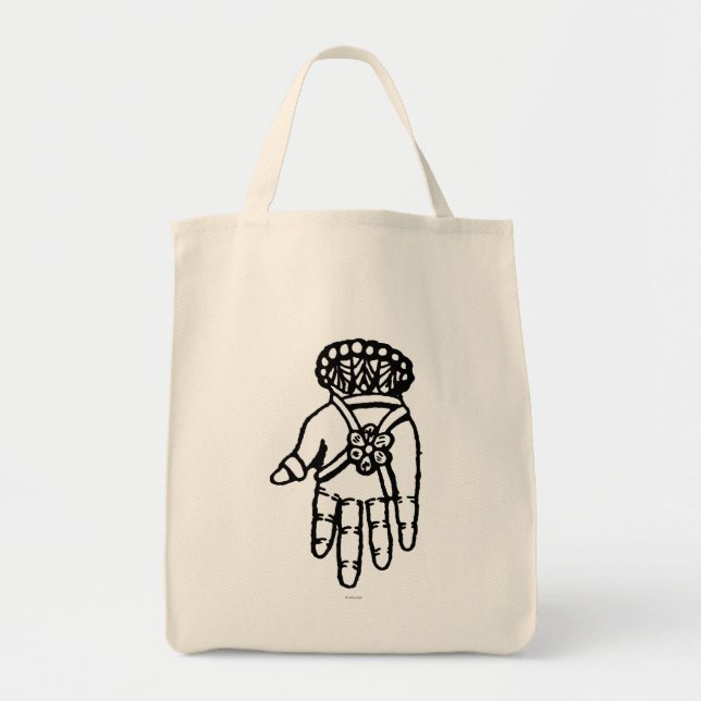 Tote Bag Symbole islamique : Hamsa (Devant)